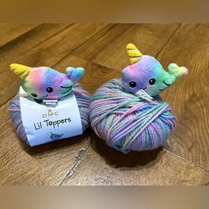 DMC Lil Toppers Yarn with Narwhal Topper